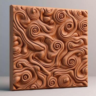 Patterns and decorations Sprinkle 4 3d model